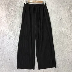 LOWRYS FARM ローリーズファーム ランダム プリーツパンツ チャコールグレー Fサイズ 〇◇