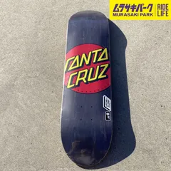 【ムラサキパーク公式】SANTA CRUZ TEAM CLASSIC DOT BLACK STAIN 8.25 inch サンタクルーズ deckデッキスケボースケートボードSkateboardSKATEBOARDのサムネイル