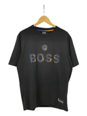 HUGO BOSS (ヒューゴボス) NBA GOLDEN STATE WARRIORS ゴールデン ステート ウォリアーズ トルコ製 半袖 オレンジ ブルー XL ブラック メンズ/025