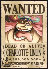 【中古】キャラカード シャーロット・リンリン(懸賞金あり) 手配書ブロマイド 「ワンピース」 麦わらストアポイントカード特典