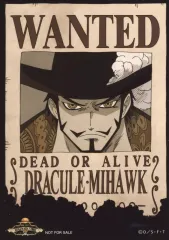 【中古】キャラカード ジュラキュール・ミホーク 手配書ブロマイド 「ワンピース」 麦わらストアポイントカード特典