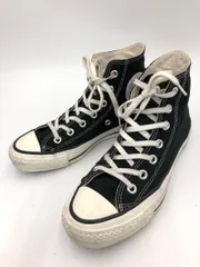CONVERSE コンバース 日本製 キャンバス ハイカット スニーカー size5/黒 ■■ レディース