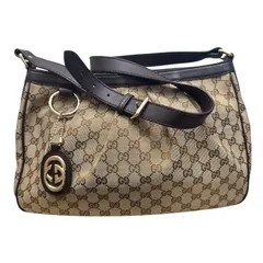 グッチ GUCCI スーキーショルダーバッグ 296834 ベージュ　ブラウン GGキャンバス レディース ショルダーバッグ