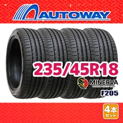 【AUTOWAY】 新品 235/45R18 サマータイヤ MINERVA F205 18インチ 4本セット 夏タイヤ オートウェイのサムネイル