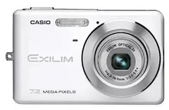 【中古】CASIO デジタルカメラ EXILIM (エクシリム) ZOOM ホワイト EX-Z77WEのサムネイル