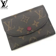 LOUIS VUITTON ルイヴィトン M41939  コインケース ポルトモネ ロザリ コインケース モノグラムキャンバス モノグラム×フューシャ ゴールド金具 茶 ミニウォレット M41939 RFID