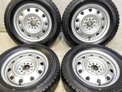 165/80R14 97/95LT ブリヂストン V600 日産純正 14x5.0 114.3-4穴 中古