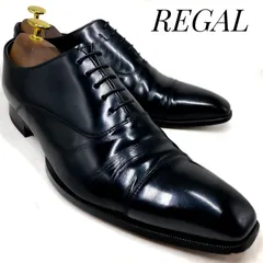 REGAL リーガル 内羽根式ストレートチップ W71 黒 ブラック 24.5cm　革靴 ビジネスシューズ フォーマル ドレス カジュアル 本革 本皮 メンズ