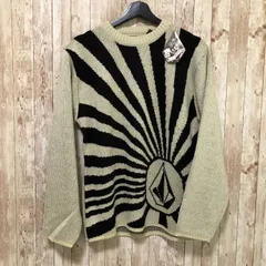 タ　デッドストック ボルコム（Volcom）　セーター　黒×ベージュ　S･M　【未使用・タグ付き】のサムネイル