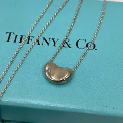 D9418 Tiffany&Co. ティファニーアンドコー　 エルサペレッティ　ビーンズ　ネックレス　ペンダント　箱付き　シルバー925　保存袋付