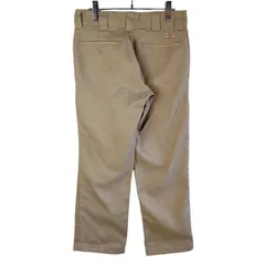 メキシコ製Dickies FLEXディッキーズフレックス874ワークパンツベージュツイル生地ロゴタグワンポイントリアルワークウェアストリートアメカジスケーターファッションスケートボードoriginalfitオリジナルフィットvintageヴィンテージ51115