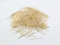 新品 紗や工房 Tピン 線径:約0.5mm 約30mm 400本 金 ハンドメイド アクセサリーパーツ