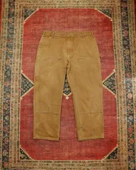 ヴィンテージ Carhartt カーハート ダブルニー ブラウン 出品