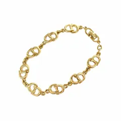 Christian Dior クリスチャンディオール ブレスレット  ヴィンテージ CDロゴ    ゴールドカラー レディース / 240001135414