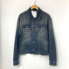 新品 48 マルジェラ MM6 再構築デニムジャケット ウォッシュ 18590