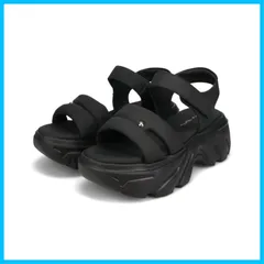 【特価セール】サンダル スポーツサンダル スポサン レディース 軽量 [オリエンタルトラフィック] 厚底 スニーカーソール 大きいサイズ 小さいサイズ 歩きやすい マジックテープ アウトドア 51206