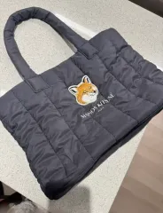 ラネージュ メゾンキツネ ダウンバッグ トートバッグ