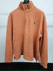 ポロ ヴィンテージ ハーフジップアップニット L