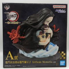 BANDAI SPIRITS 이치 반 쿠지 귀멸의 칼날 연결한 궤적 A상 슌몬 탄지로 & 썰문 禰豆子 ArtScale Memoria