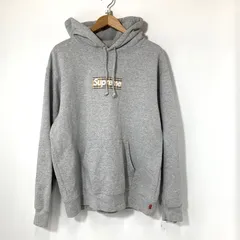 Supreme Burberry シュプリーム バーバリー パーカー フーディー Box Logo Hooded Sweatshirt Mサイズ グレー トップス A15638◆のサムネイル