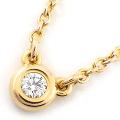 ティファニー Tiffany & Co. ネックレス バイザヤード シングル 60017911 1ポイント ダイヤモンド 0.03ct K18PG 【中古】
