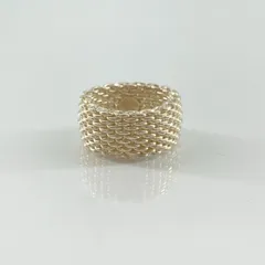 TIFFANY＆CO(ティファニー)　サマセット メッシュリング　ヴィンテージ　Ag925　シルバー