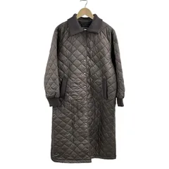 mizuiro  ind(ミズイロインド) コート レディース - ダークブラウン 長袖/キルティング/秋/冬