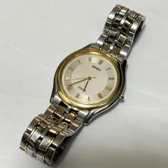 【送料無料】SEIKO/セイコー/DOLCE/ドルチェ/8J41-6030/クォーツ腕時計/シルバー×ゴールド/電池切れ/動作未確認/中古品/ジャンク品扱い