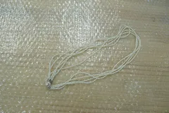 パールネックレス　シルバー　レディース　管理g0114