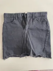 デニム キュロット グレー