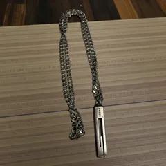 GUCCI カットアウト Gモチーフ ネックレス シルバー925