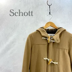 USA製 SCHOTT U.S. 711N Duffle Coat 7240 ダッフルコート アウター 36 ベージュ Sサイズ相当 メンズ ファッション _201023のサムネイル