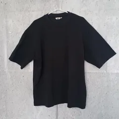 UNIQLO ユニクロ メンズ Tシャツ AIRRism サイズXXL 半袖 ブラック 〇□