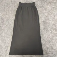 IENA　イエナ  【サイズ】  36サイズ　コットンニット　スカート　ロングスカート　グレー　レディース　中古　古着