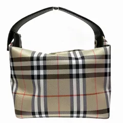 バーバリー BURBERRY ノバチェック ハンドバッグ ナイロン×レザー レディース