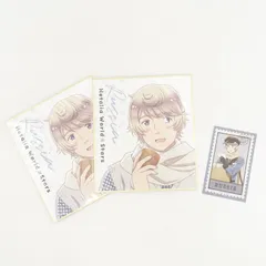 ヘタリア World★Stars ロシアグッズ2種 描き下ろしイラストカード 郵便屋ver. ミニ色紙 ～いっしょにごはん～