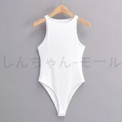 新しい未使用2枚セット ボディースーツ 未使用 ノースリーブ レディース カットソー タンクトップ Uネック ボディブリファー タイト スリム