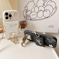 スマホケース 肩ひも付き iPhone15 ケース iphone14 ケース iphone13 ケース iPhone15pro iPhone14pro iPhone13pro ス