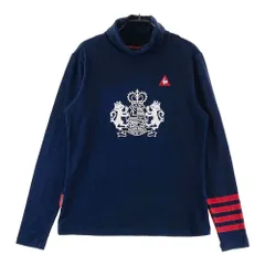 サイズ：M LE COQ GOLF ルコックゴルフ  タートルネック 長袖Tシャツ  ネイビー系 [240101607044] ゴルフウェア レディース ストスト
