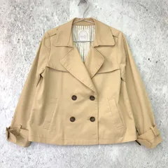 MAJESTIC LEGON マジェスティック レゴン 【amelier】 ショート トレンチ コート ベージュFreeサイズ 〇◇のサムネイル