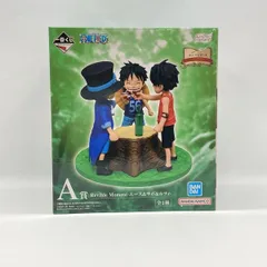 【中古】バンダイ 一番くじ ワンピース ドラマティックメモリーズ A賞 エース＆サボ＆ルフィ 未開封品[97]