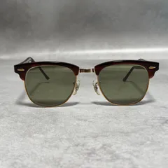 Ray-Ban レイバン サングラス クラブマスター B&L ボシュロム USA製 度入り ブラウン ゴールド ヴィンテージ メンズ レディース 純正ケース付き