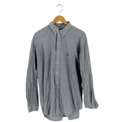 ラルフローレン RALPH LAUREN 90S インド製 ギンガムチェック ボタンダウンシャツ メンズ import：XL 