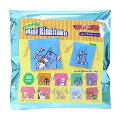 【メール便】トムとジェリー 巾着袋 トレーディングミニ巾着 全10種の内どれか1個 ワーナーブラザース ティーズファクトリー コレクション雑貨 キャラクター グッズ 