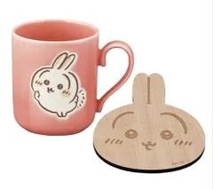 【ちいかわ】コースター付 マグカップ うさぎ 日本製 食洗器可 オーブン不可 食器