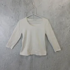 PERSON'S パーソンズ ロングスリーブTシャツ トップス 長袖 レディース ホワイト サイズ９〇□