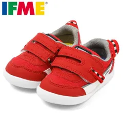 イフミー 20-3407 IFME TRAIN 新幹線シリーズ ベビースニーカー ベビーシューズ 運動靴 面ファスナー 洗える中敷き 鉄道 電車 乗り物 履きやすい 歩きやすい 赤ちゃん 子供 イフミートレイン 靴 レッド