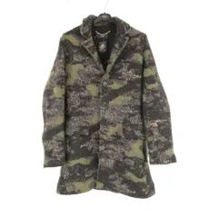 美品 DIESEL ディーゼル チェスターコート S ウール コットン カモフラージュ柄 レディース AN2636B1 のサムネイル