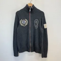 TOMMY HILFIGER トミーヒルフィガー 59-3331400 ジップアップカーディガン ニットジャケット ブルゾン S 10128787のサムネイル