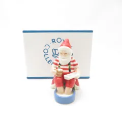美品 ROYAL COPENHAGEN ロイヤルコペンハーゲン 2014年 アニュアルサンタ フィギュリン 置物 人形 クリスマス 1249847 オブジェ SC10113H2 のサムネイル